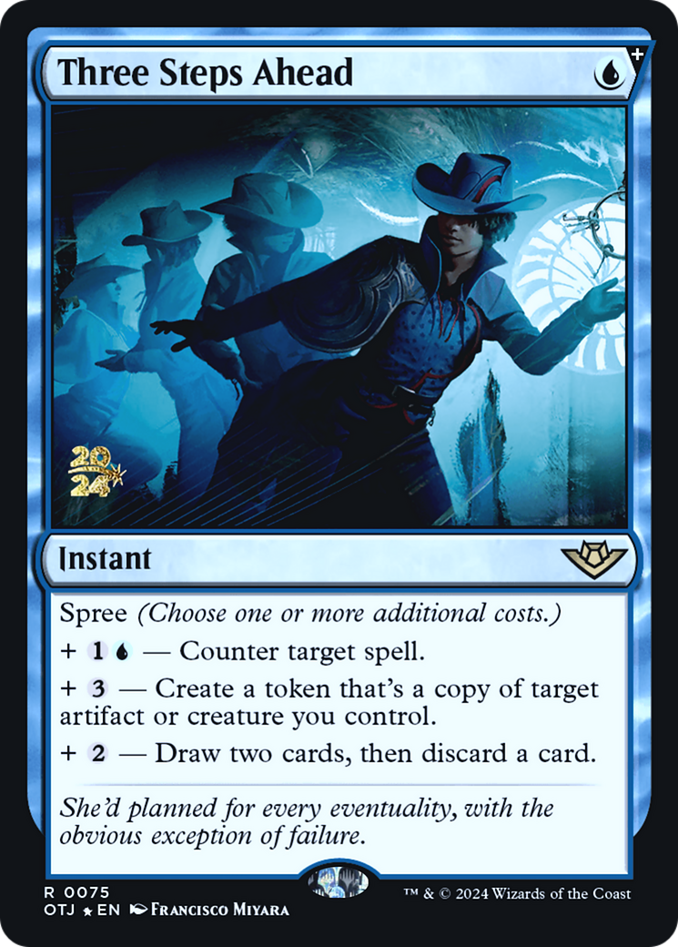 Image of Three Steps Ahead [Outlaws of Thunder Junction Prerelease Promos]