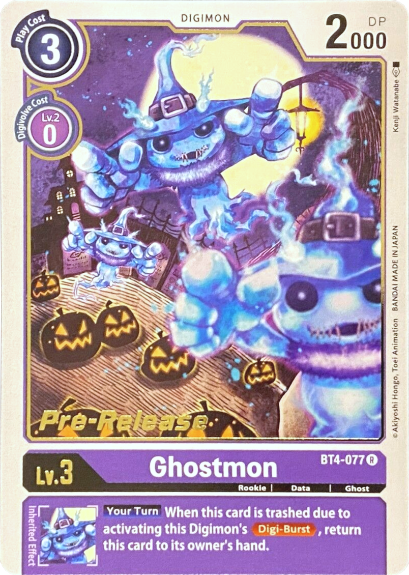 Image of Ghostmon [BT4-077] [Great Legend Pre-Release Promos]