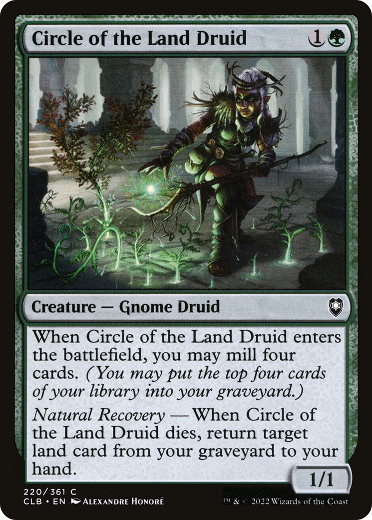Image of Circle of the Land Druid [Commander Legends: Battle for Baldur's Gate]