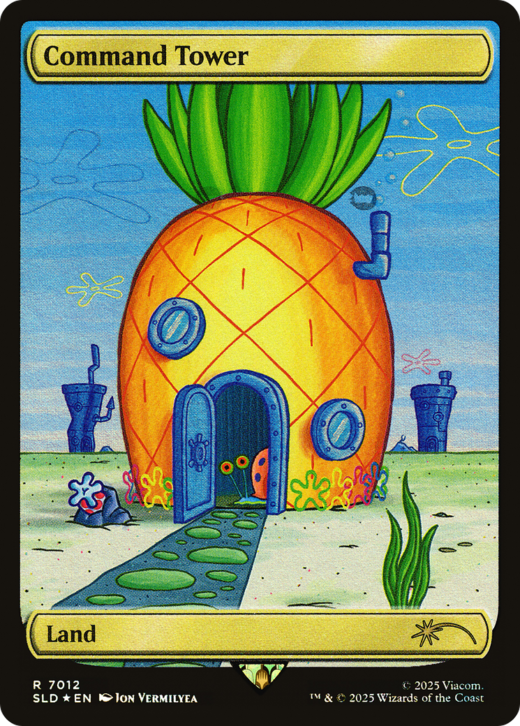 Image of Command Tower (7012) (Rainbow Foil) [Secret Lair Drop Series]