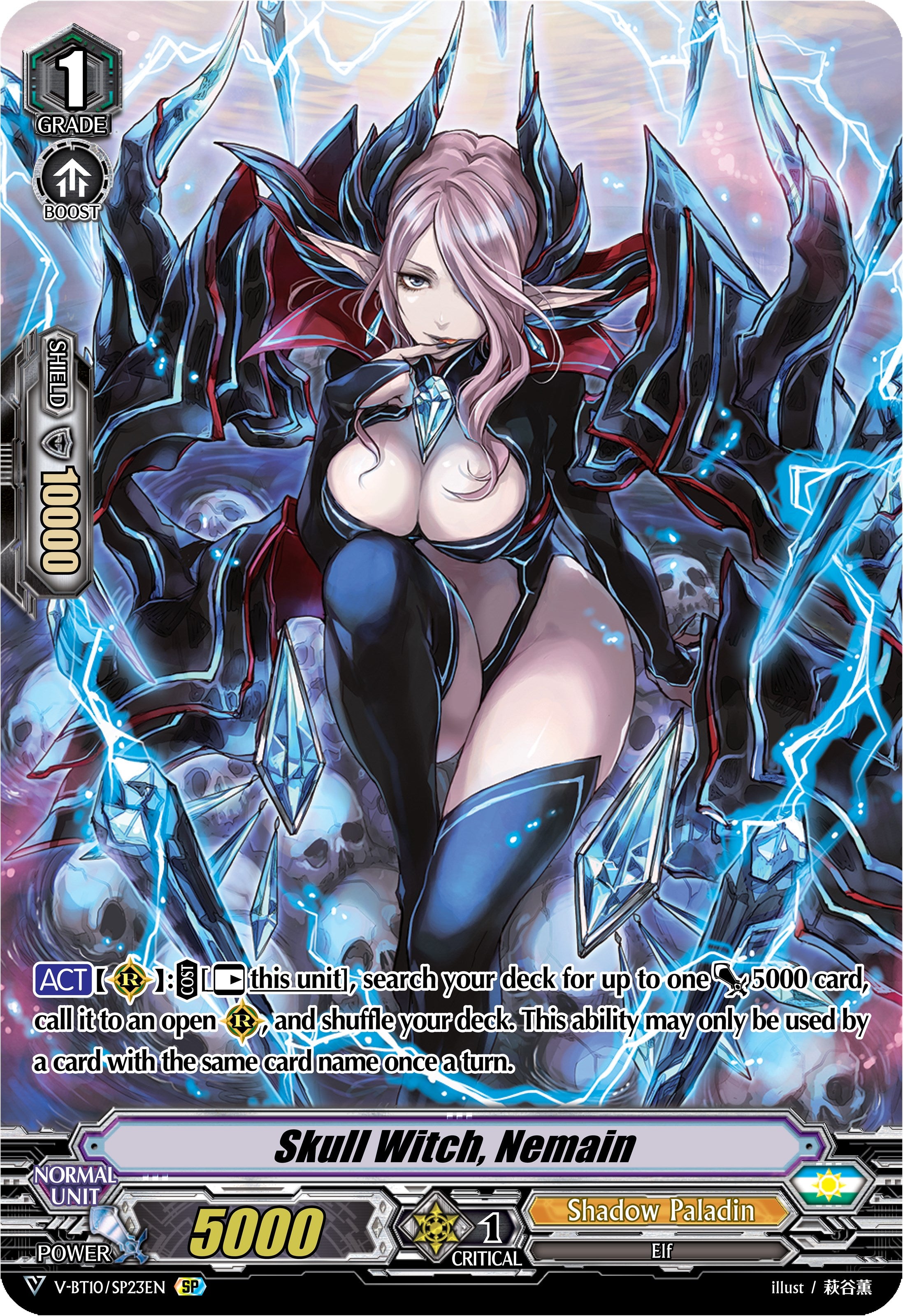 Image of Skull Witch, Nemain (V-BT10/SP23EN) [Phantom Dragon Aeon]