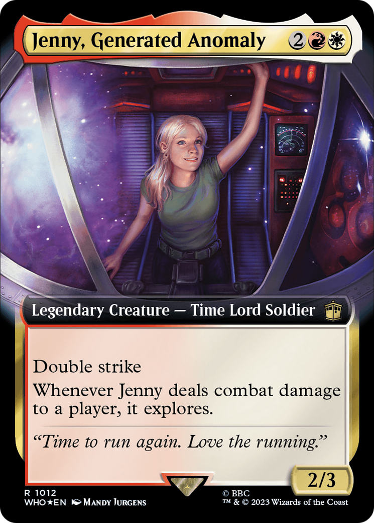 Image of Jenny, Generated Anomaly (Extended Art) (Surge Foil) [Doctor Who]