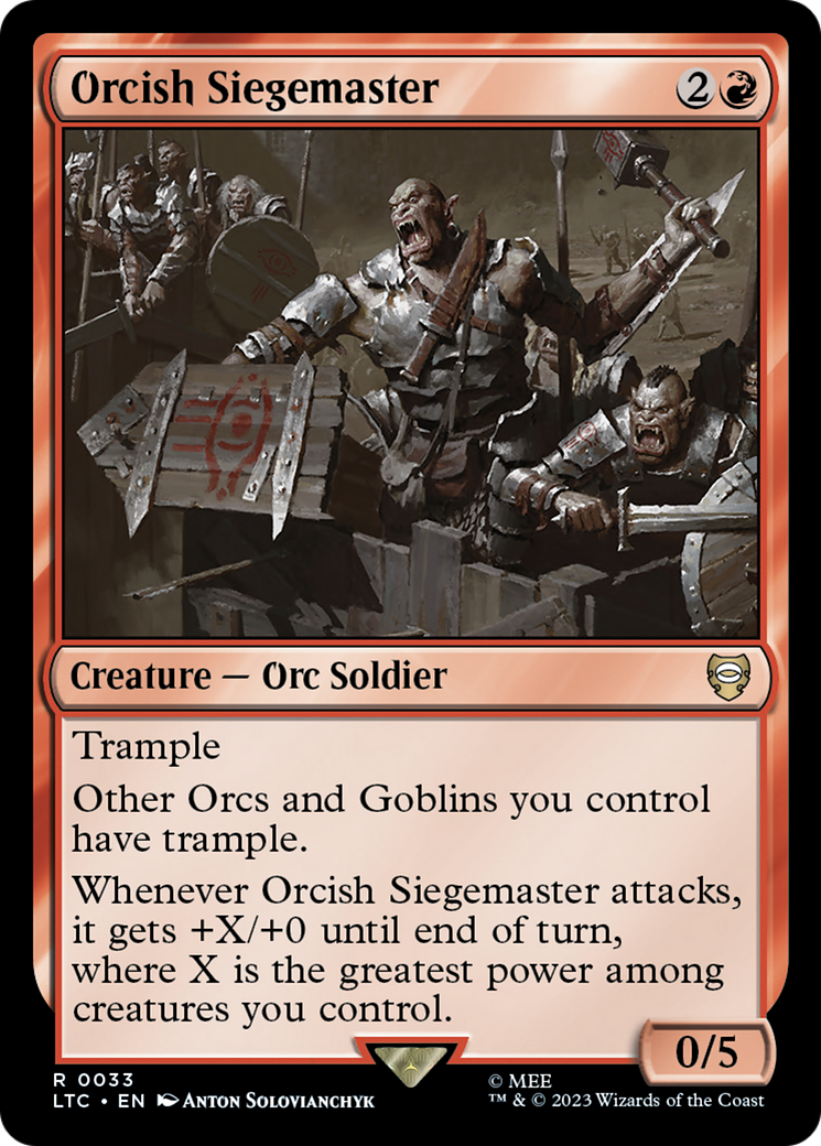 Image of Orcish Siegemaster [The Lord of the Rings: Tales of Middle-Earth Commander]