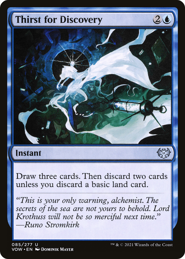 Image of Thirst for Discovery [Innistrad: Crimson Vow]