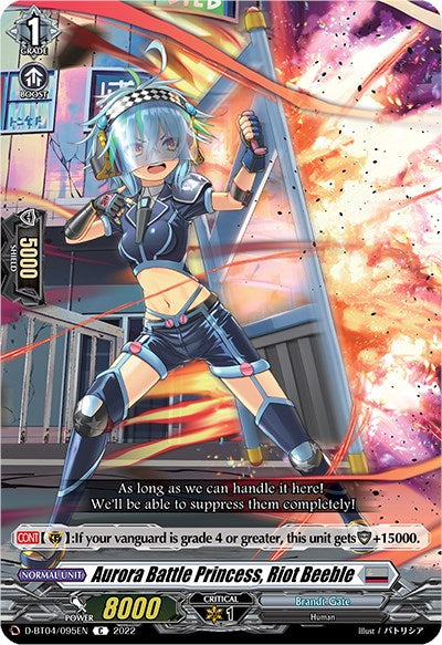 Image of Aurora Battle Princess, Riot Beeble (D-BT04/095EN) [Awakening of Chakrabarthi]