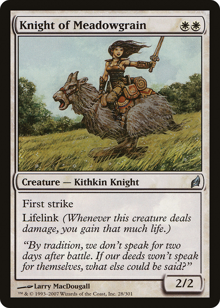 Image of Knight of Meadowgrain [Lorwyn]