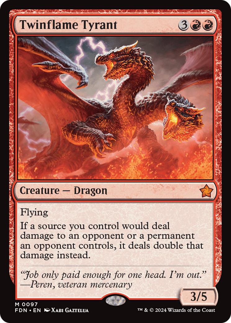 Image of Twinflame Tyrant [Foundations]
