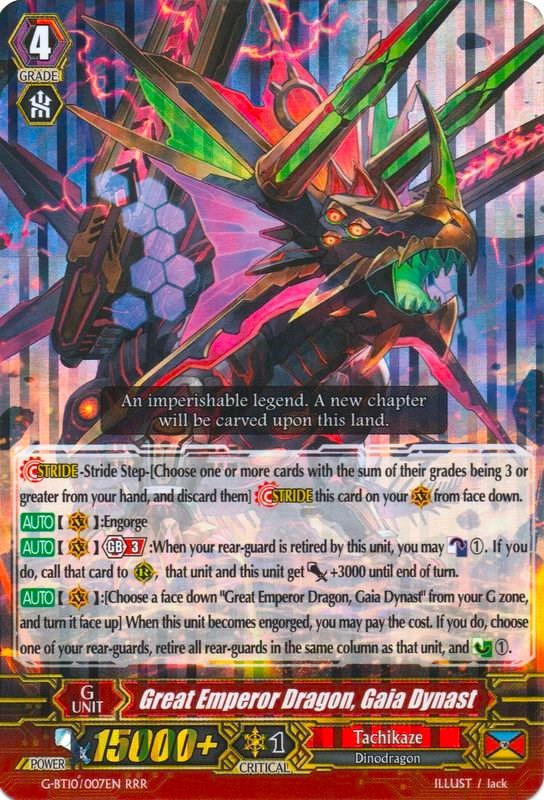 Image of Great Emperor Dragon, Gaia Dynast (G-BT10/007EN) [Raging Clash of the Blade Fangs]