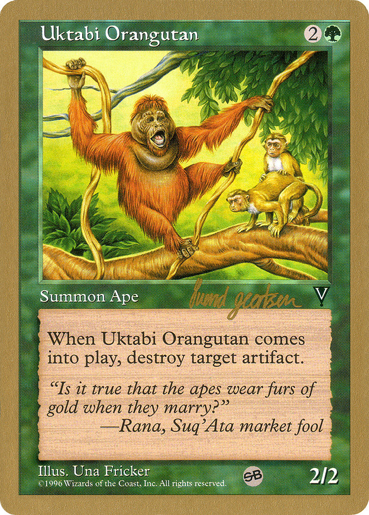 Image of Uktabi Orangutan (Svend Geertsen) (SB) [World Championship Decks 1997]