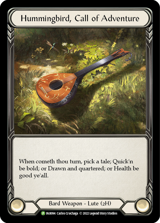 Image of Hummingbird, Call of Adventure [FAB094] (Promo)  Cold Foil