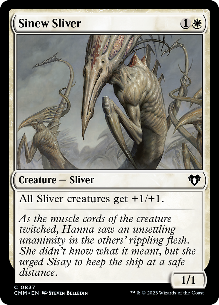 Image of Sinew Sliver [Commander Masters]