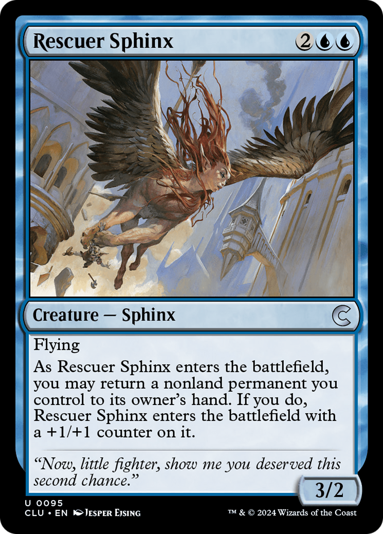 Image of Rescuer Sphinx [Ravnica: Clue Edition]