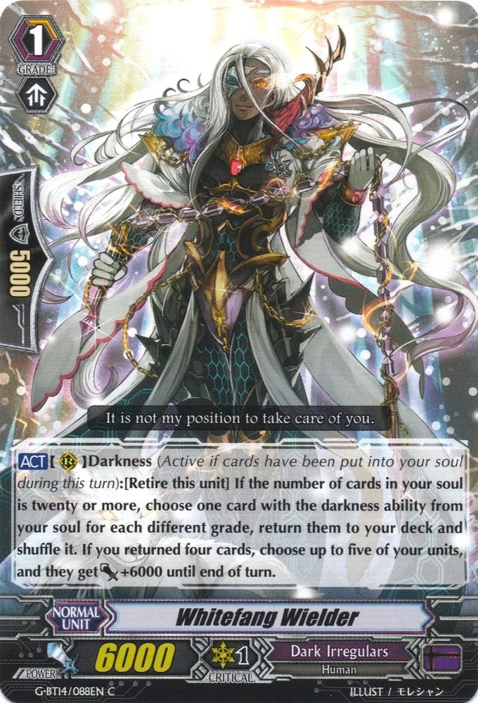 Image of Whitefang Wielder (G-BT14/088EN) [Divine Dragon Apocrypha]