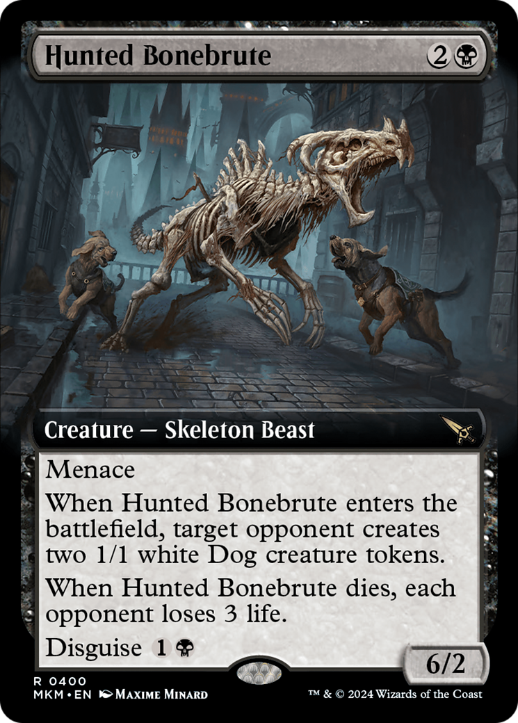 Image of Hunted Bonebrute (Extended Art) [Murders at Karlov Manor]