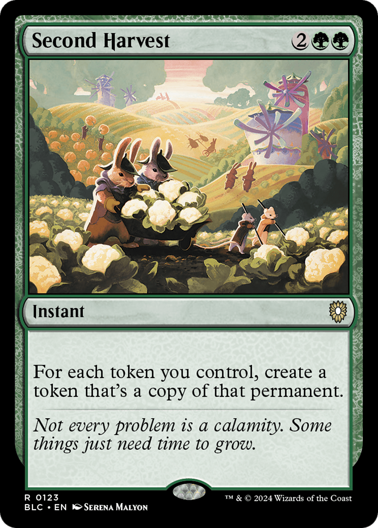 Image of Second Harvest [Bloomburrow Commander]