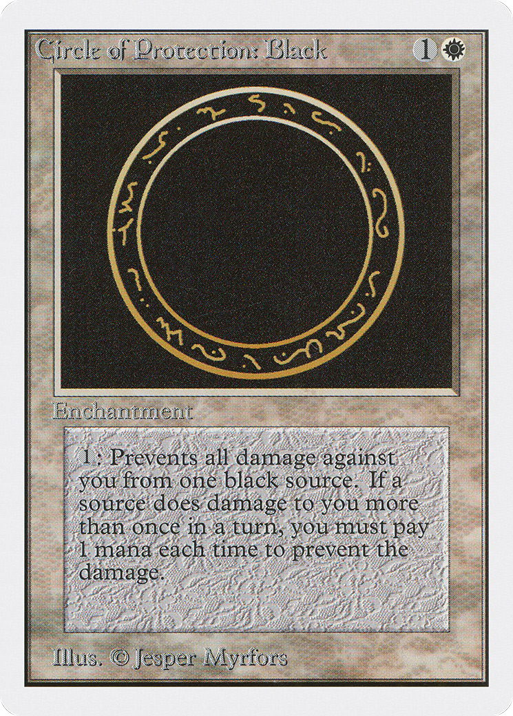 Image of Circle of Protection: Black [Unlimited Edition]