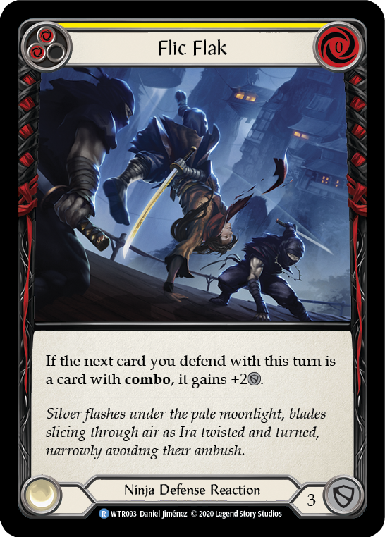 Image of Flic Flak (Yellow) [U-WTR093] (Welcome to Rathe Unlimited)  Unlimited Rainbow Foil