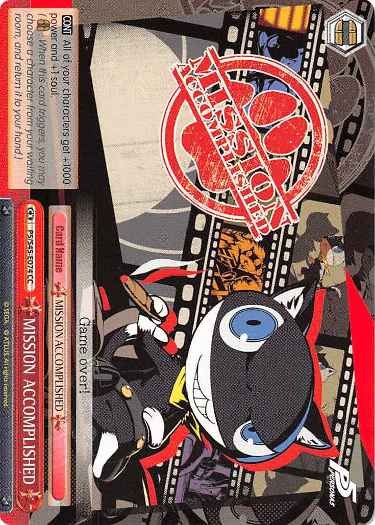 Image of MISSION ACCOMPLISHED (P5/S45-E074 CC) [Persona 5]