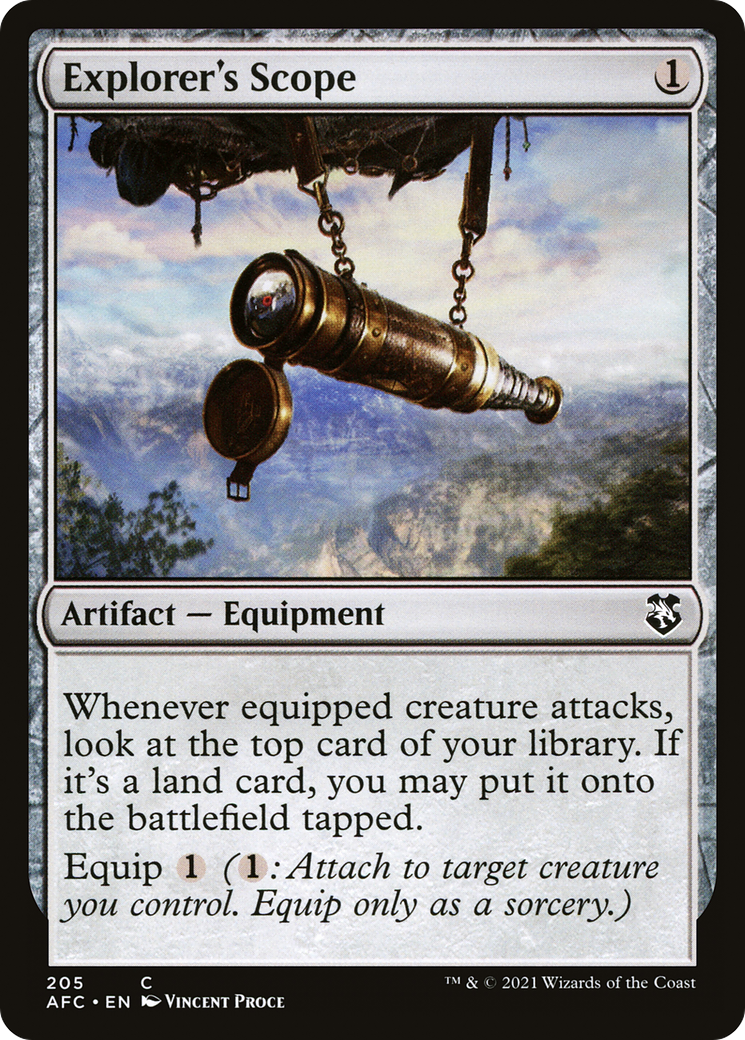 Image of Explorer's Scope [Dungeons & Dragons: Adventures in the Forgotten Realms Commander]