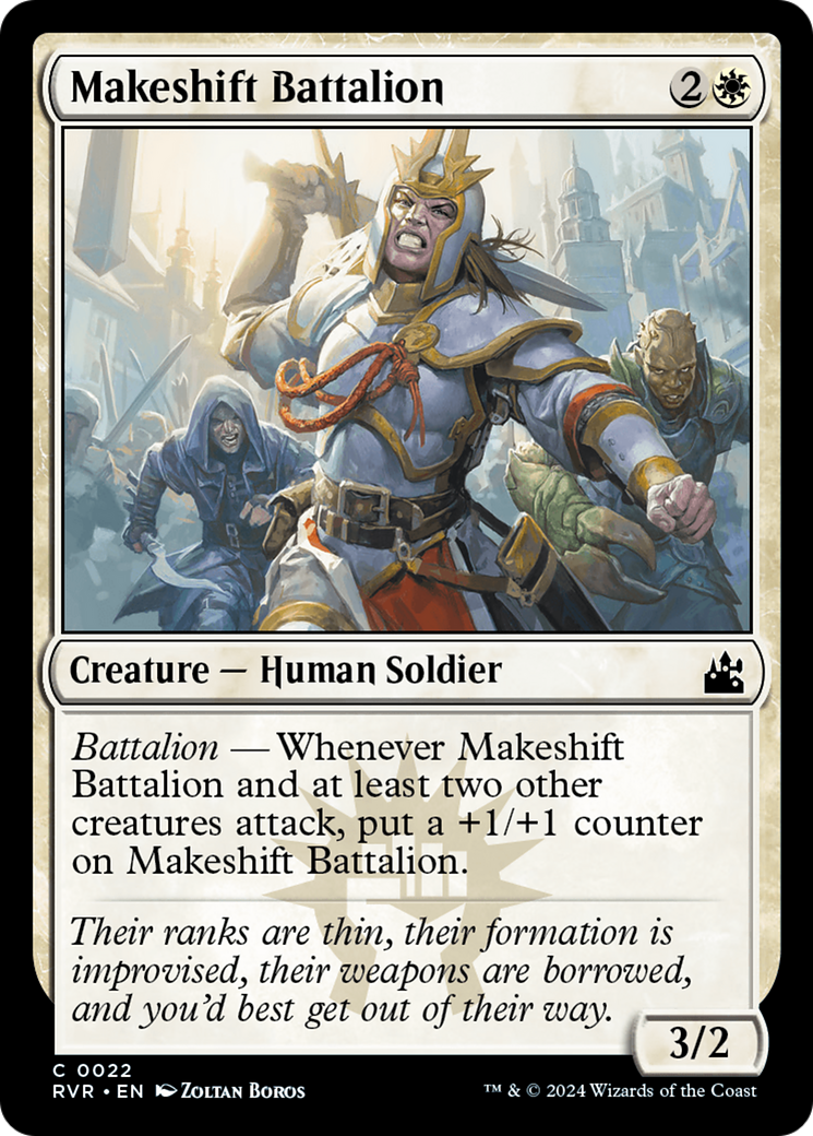 Image of Makeshift Battalion [Ravnica Remastered]