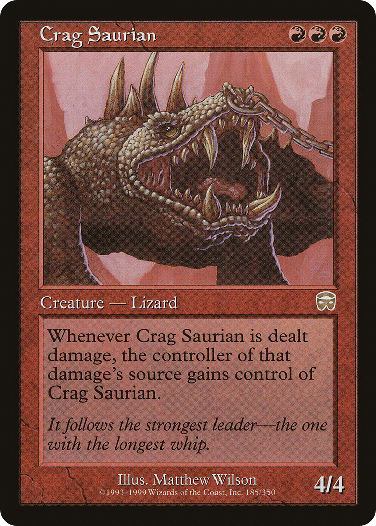 Image of Crag Saurian [Mercadian Masques]