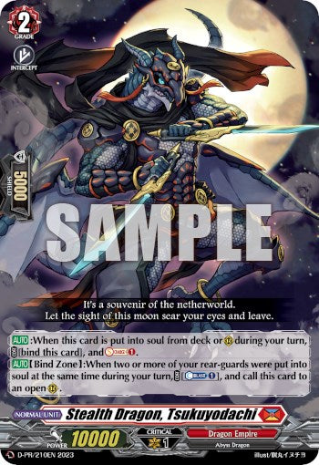 Image of Stealth Dragon, Tsukuyodachi (D-PR/210EN) [D Promo Cards]