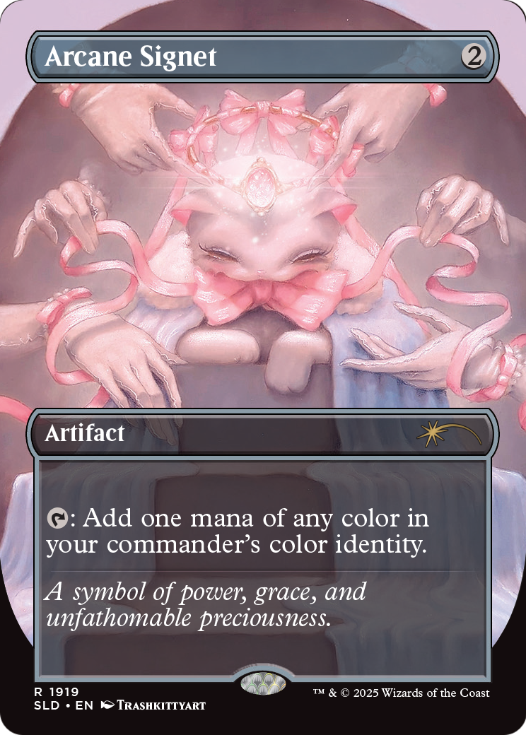 Image of Arcane Signet (SLD-1919) - Secret Lair Drop (Borderless) Foil
