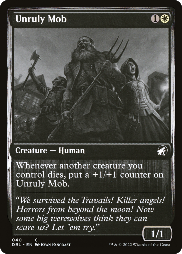 Image of Unruly Mob [Innistrad: Double Feature]