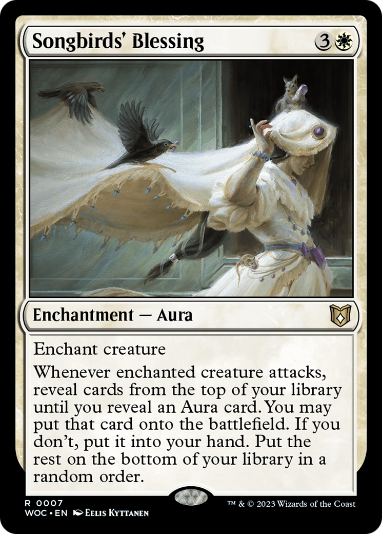 Image of Songbirds' Blessing [Wilds of Eldraine Commander]