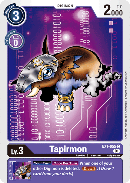 Image of Tapirmon [EX1-055] [Classic Collection]