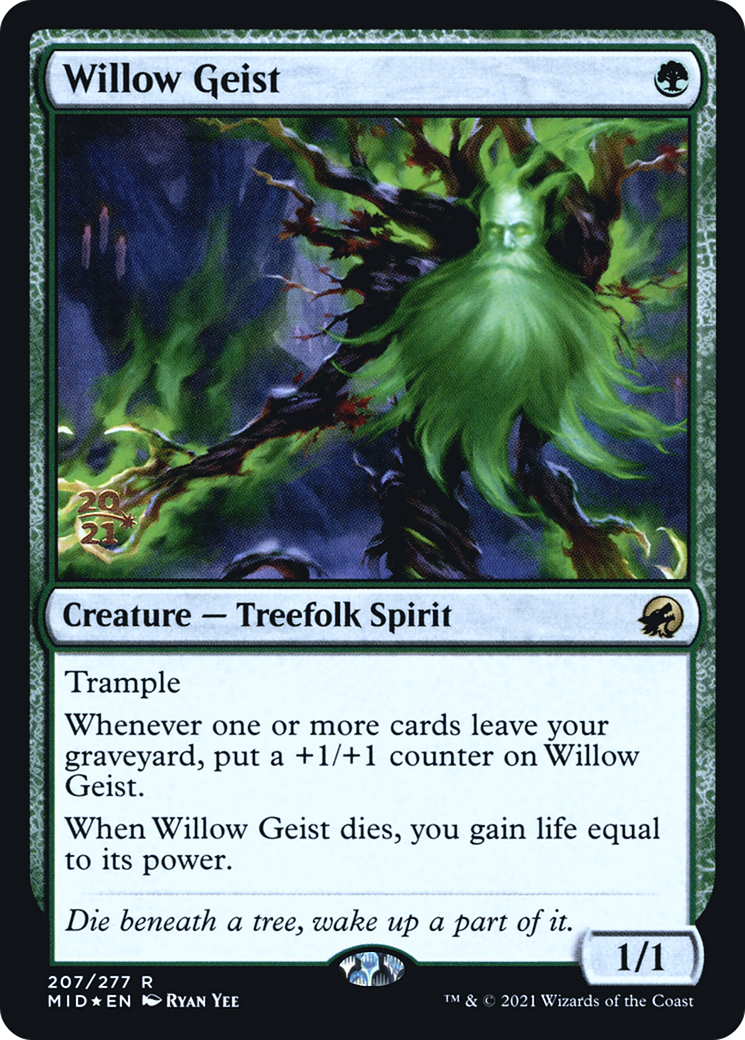 Image of Willow Geist [Innistrad: Midnight Hunt Prerelease Promos]