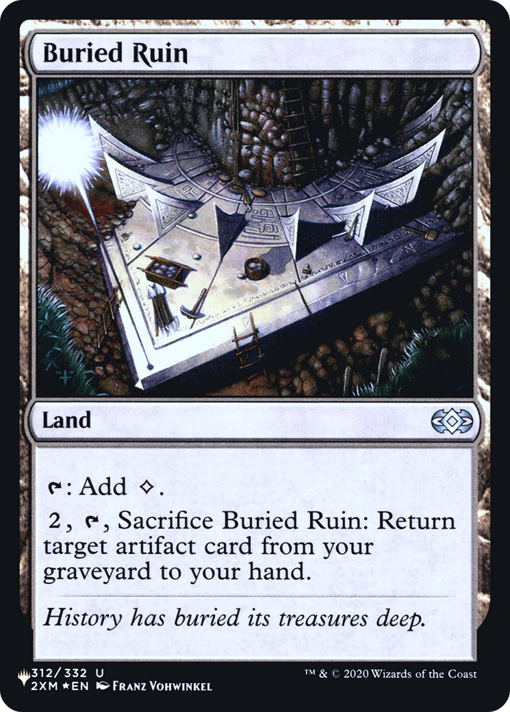Image of Buried Ruin [Secret Lair: Heads I Win, Tails You Lose]