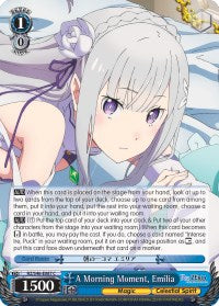 Image of A Morning Moment, Emilia (RZ/S46-E087 C) [Re:ZERO]