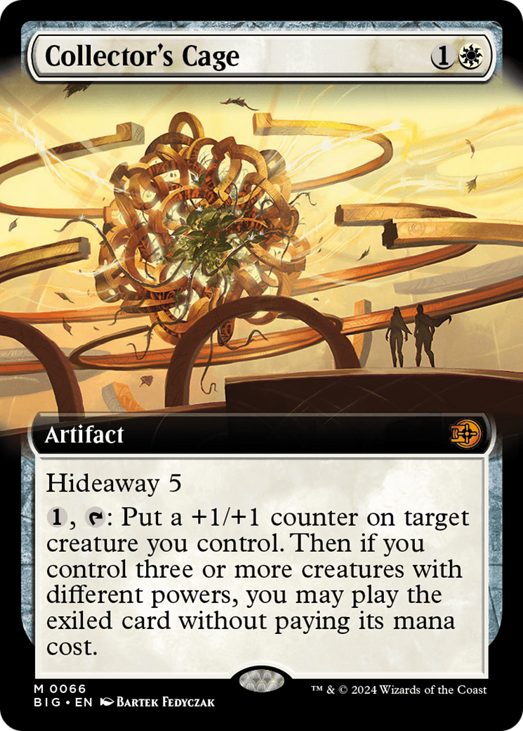 Image of Collector's Cage (Extended Art) [Outlaws of Thunder Junction: The Big Score]
