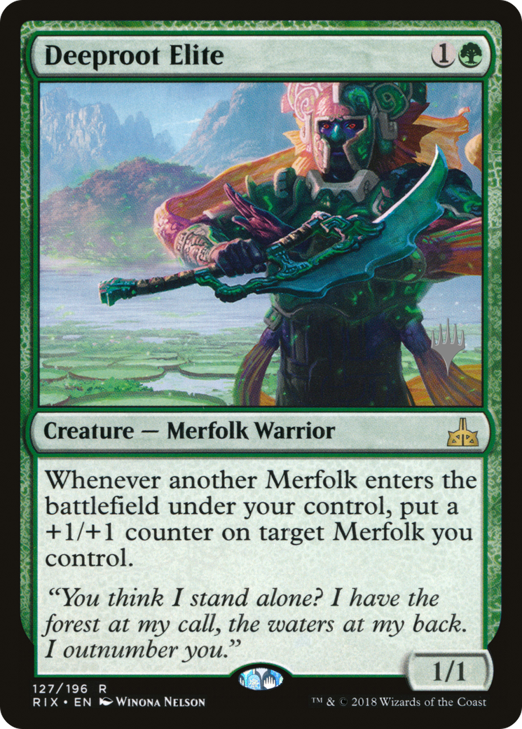 Image of Deeproot Elite (Promo Pack) [Rivals of Ixalan Promos]