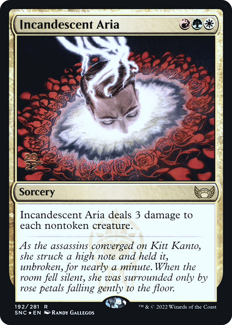 Image of Incandescent Aria [Streets of New Capenna Prerelease Promos]