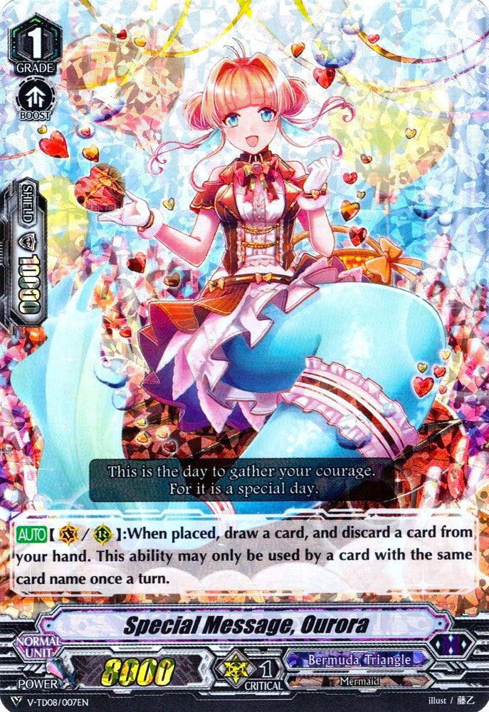 Image of Special Message, Ourora (Parallel Foil) (V-TD08/007EN) [Schokolade Melody]