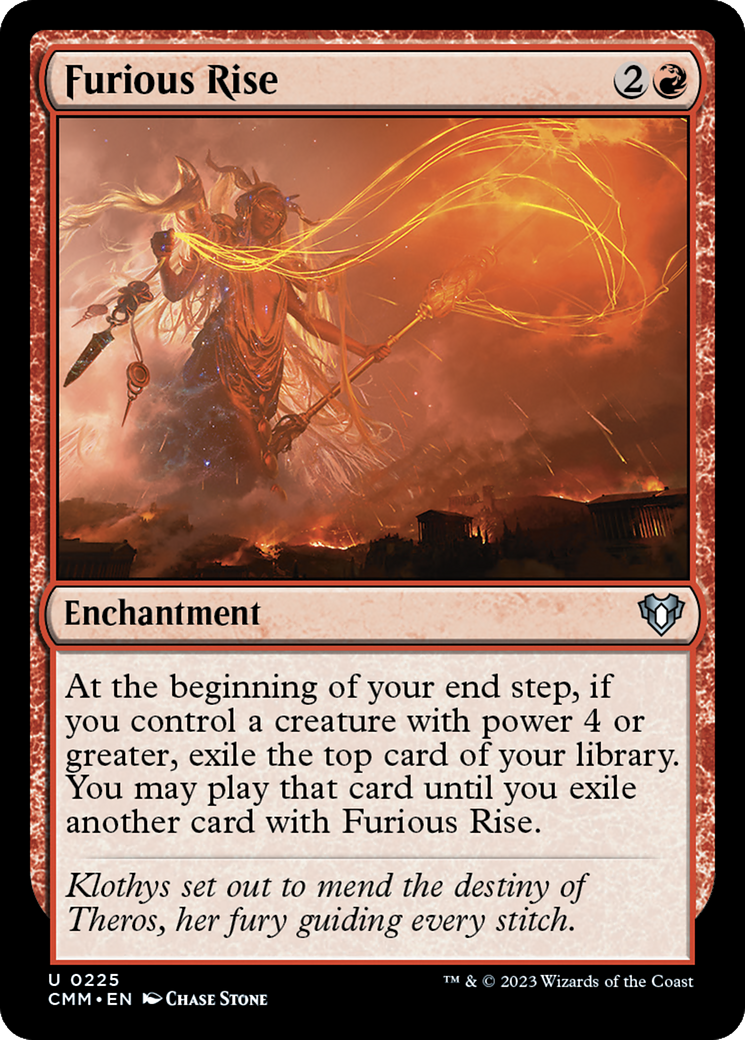 Image of Furious Rise [Commander Masters]