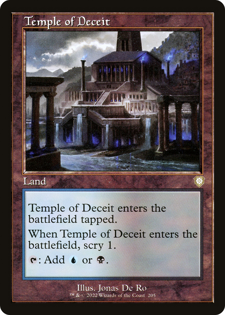 Image of Temple of Deceit (Retro) [The Brothers' War Commander]