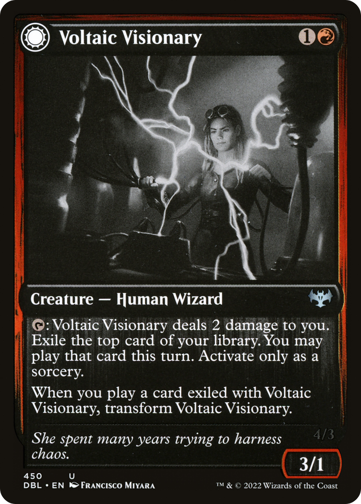 Image of Voltaic Visionary // Volt-Charged Berserker [Innistrad: Double Feature]