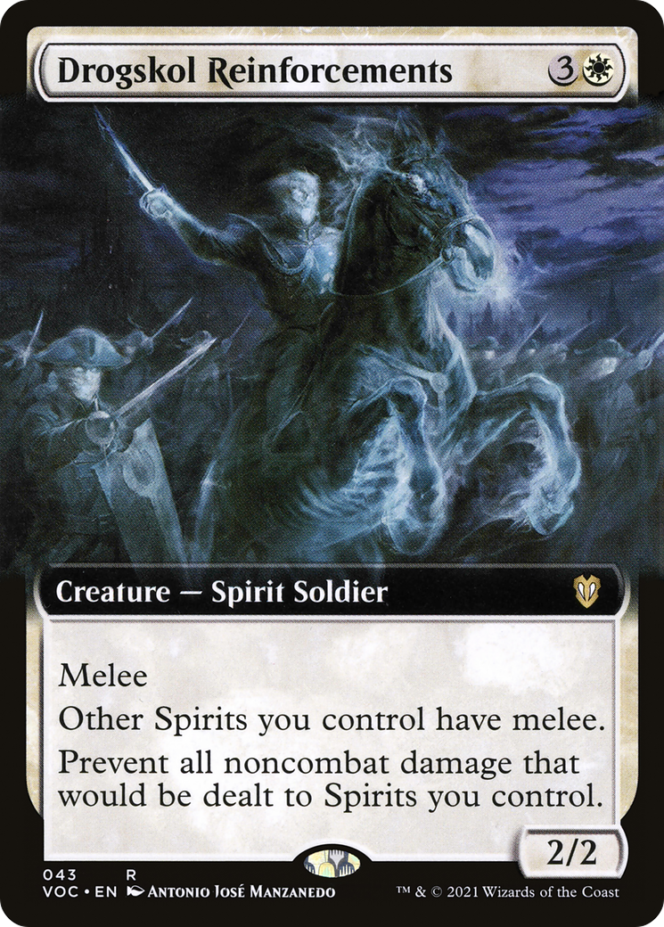 Image of Drogskol Reinforcements (Extended Art) [Innistrad: Crimson Vow Commander]