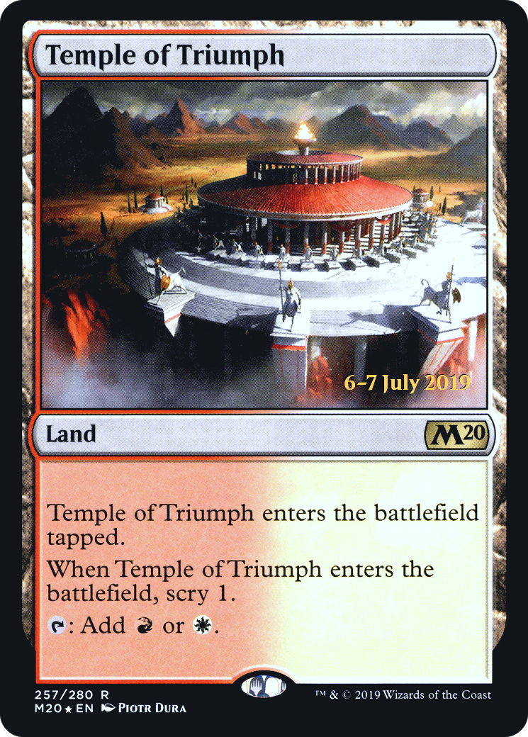 Image of Temple of Triumph [Core Set 2020 Prerelease Promos]