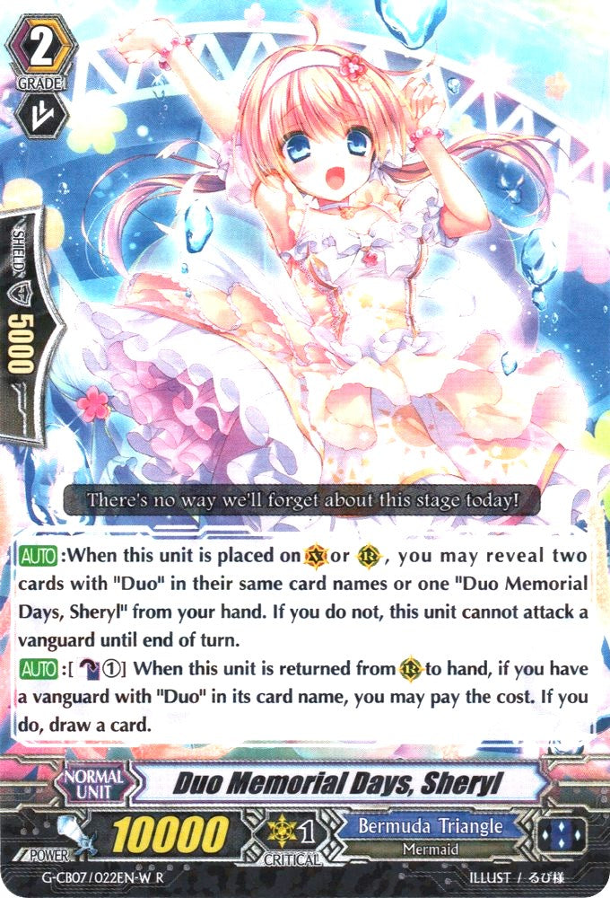 Image of Duo Memorial Days, Sheryl (White) (G-CB07/022EN-W) [Divas' Festa]
