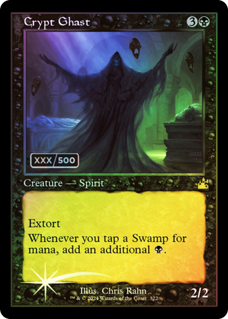 Image of Crypt Ghast (Retro) (Serialized) [Ravnica Remastered]