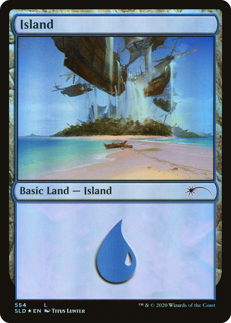Image of Island (Pirates) (554) [Secret Lair Drop Promos]