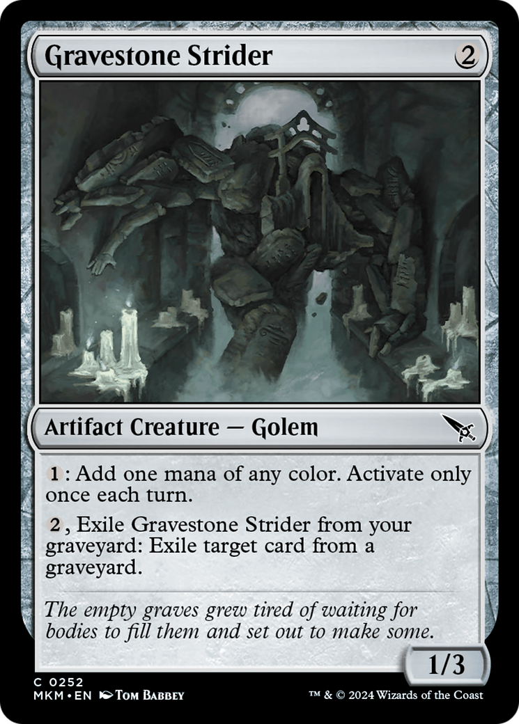 Image of Gravestone Strider [Murders at Karlov Manor]