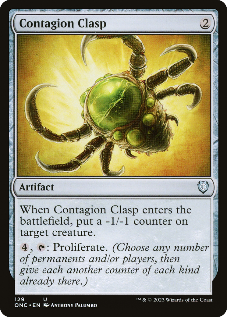 Image of Contagion Clasp [Phyrexia: All Will Be One Commander]