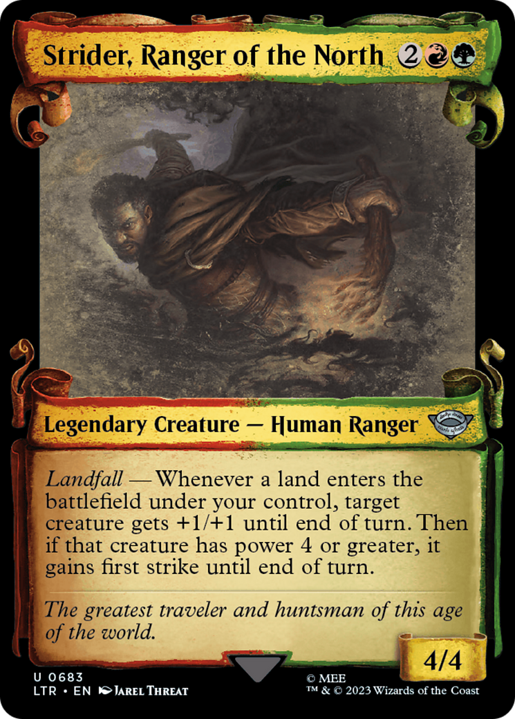 Image of Strider, Ranger of the North [The Lord of the Rings: Tales of Middle-Earth Showcase Scrolls]