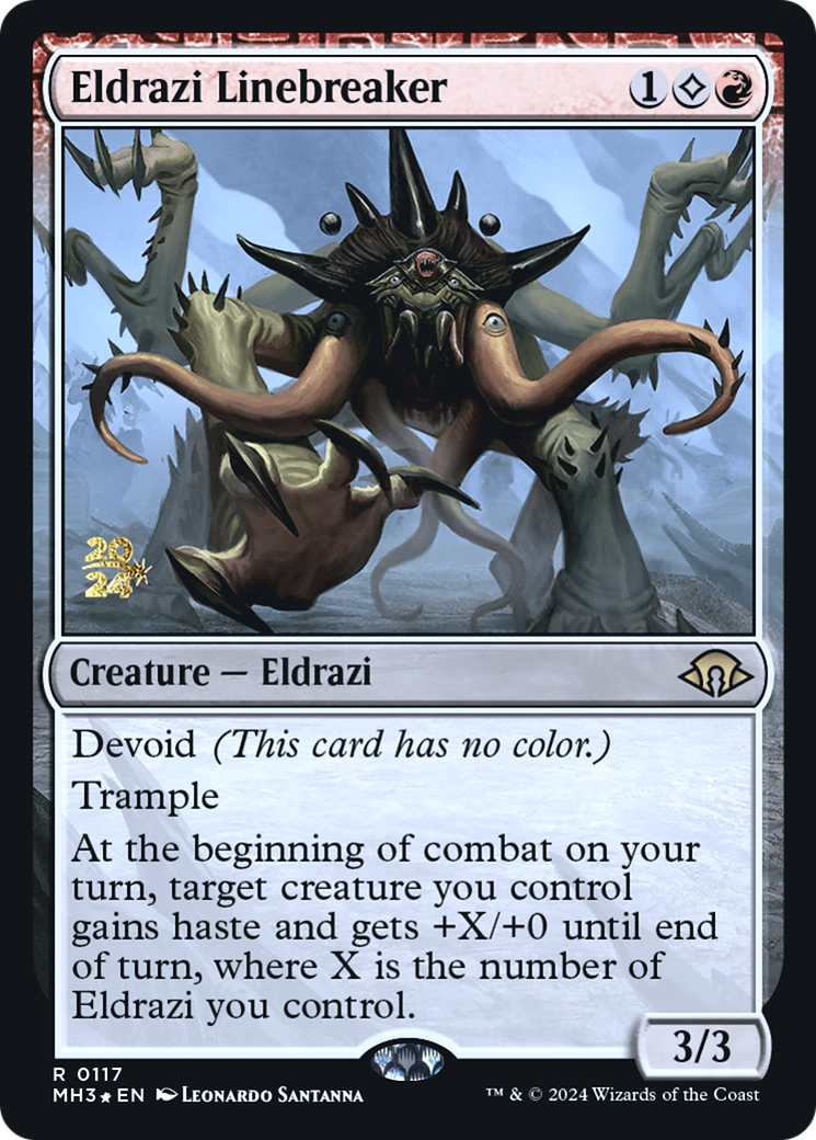 Image of Eldrazi Linebreaker [Modern Horizons 3 Prerelease Promos]