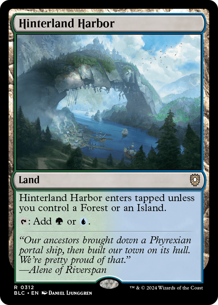 Image of Hinterland Harbor [Bloomburrow Commander]